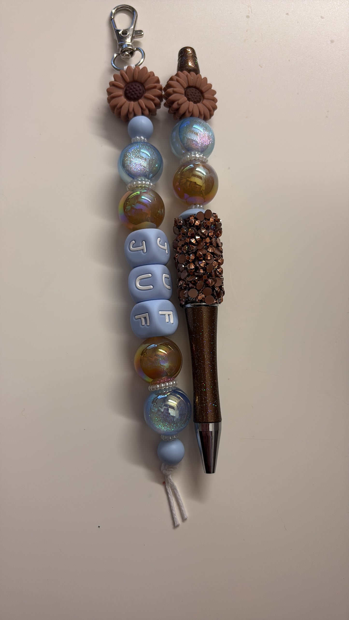 Setje voor Juf (blauw/bruin)