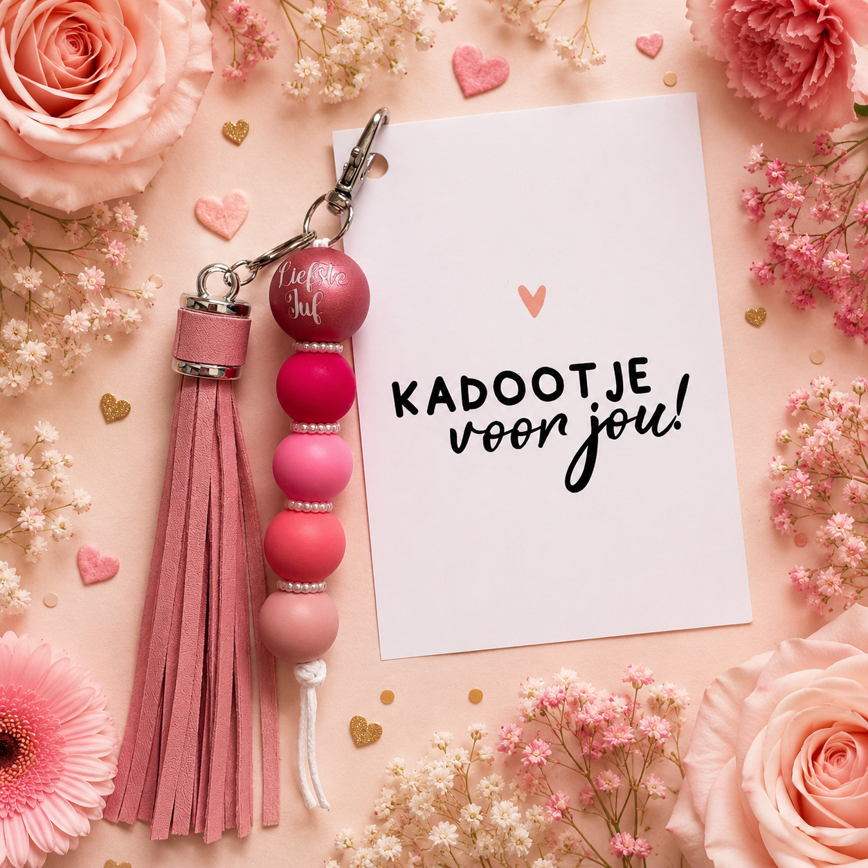 Juffenkadokaart "kadootje voor jou!"