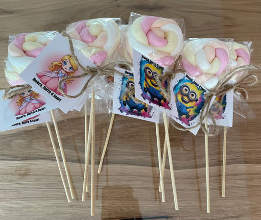 Bloemspek traktatie met kaartje