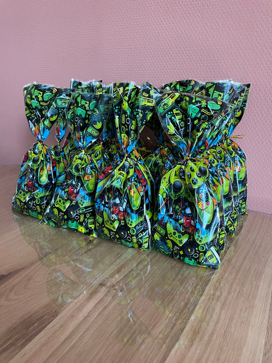 Cellofaan zakje Gamecontroller met schepsnoep