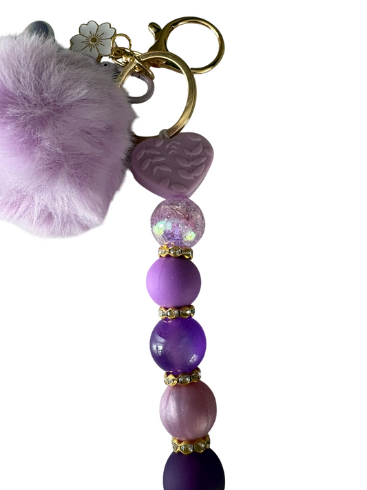 Sleutelhanger deluxe paars