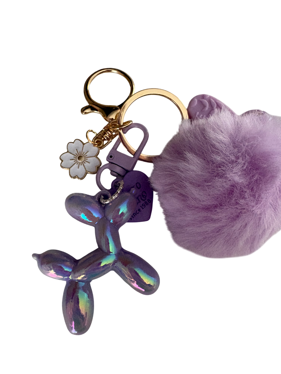 Sleutelhanger deluxe paars