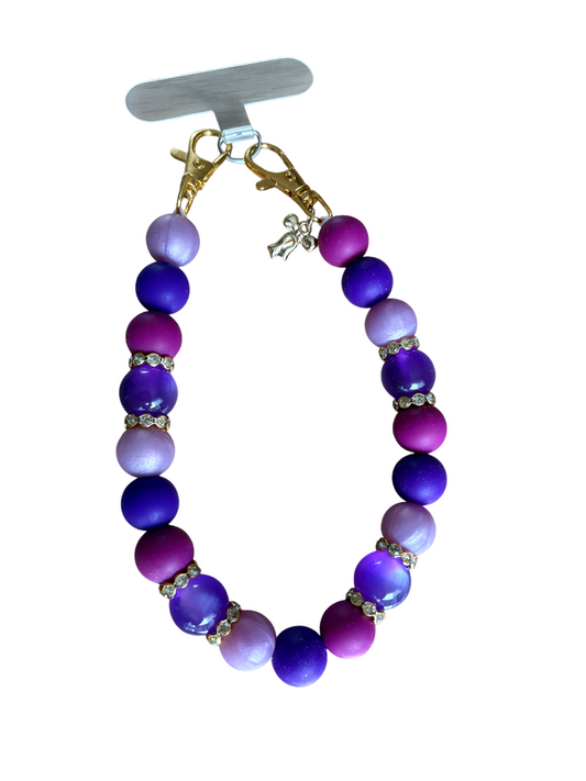 Telefoonketting (pols) Tara met bedelstrikje