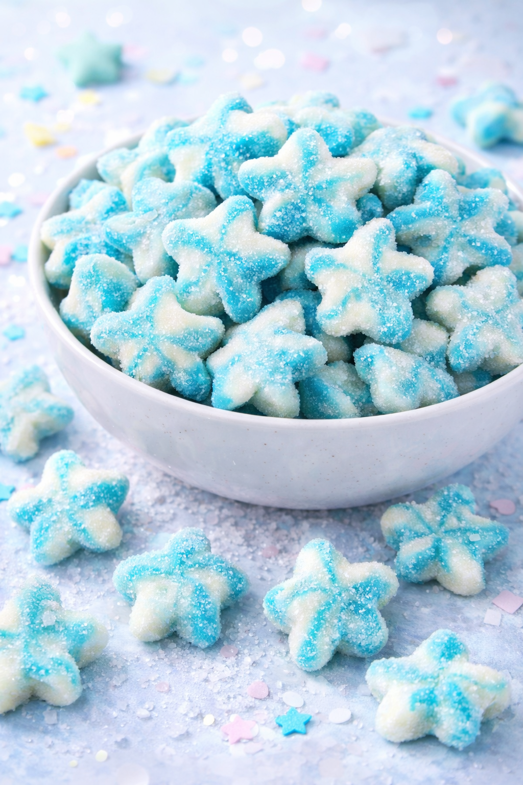 (5) Gesuikerde ster blauw