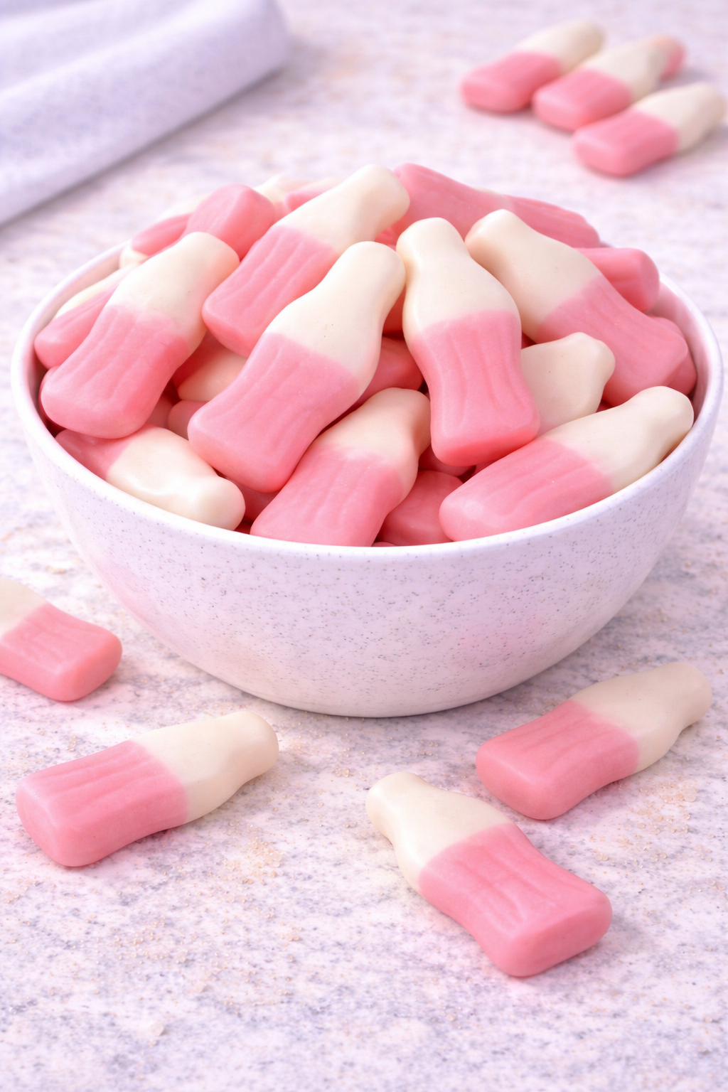 (28) Strawberry milkshake flesjes