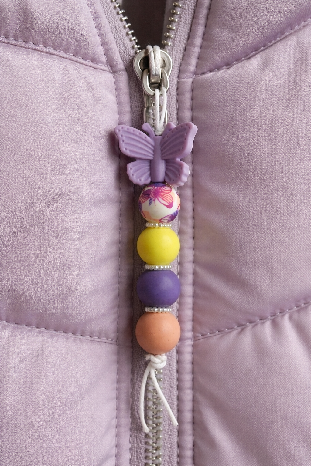 Jaszipper vlinder "paars"