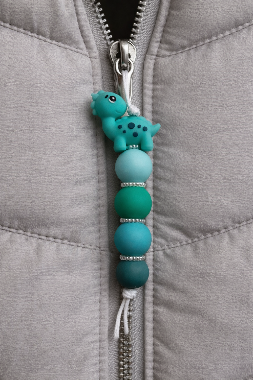 Jaszipper dino "groen"