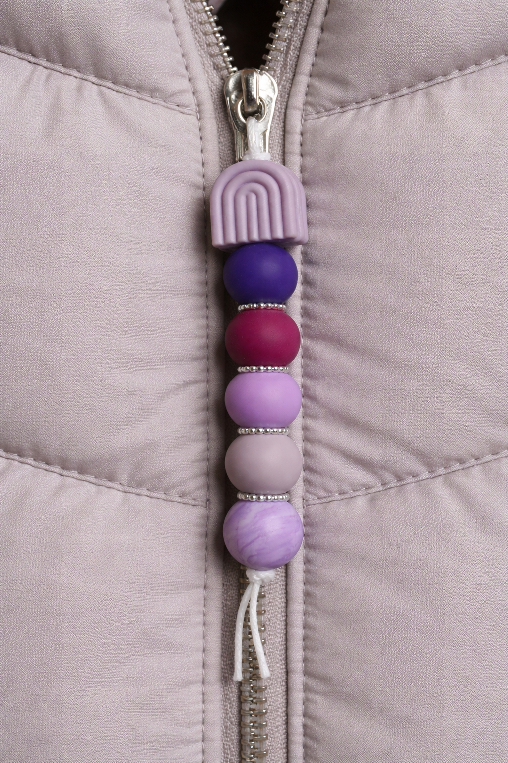 Jaszipper regenboog "paars"