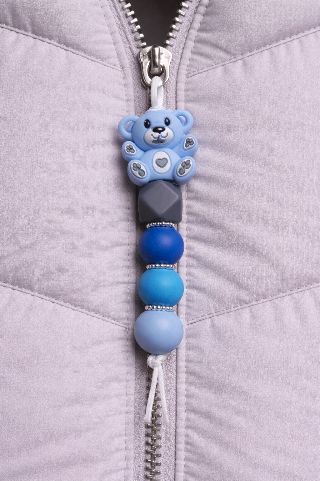 Jaszipper beertje "blauw"