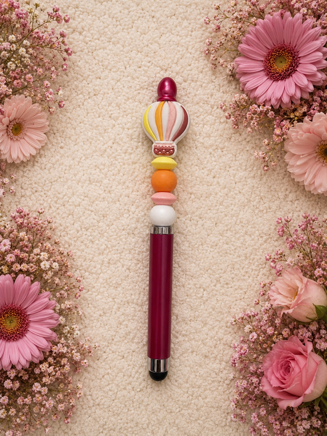 Touchscreen pen voor ipad/telefoon incl pen met luchtballon