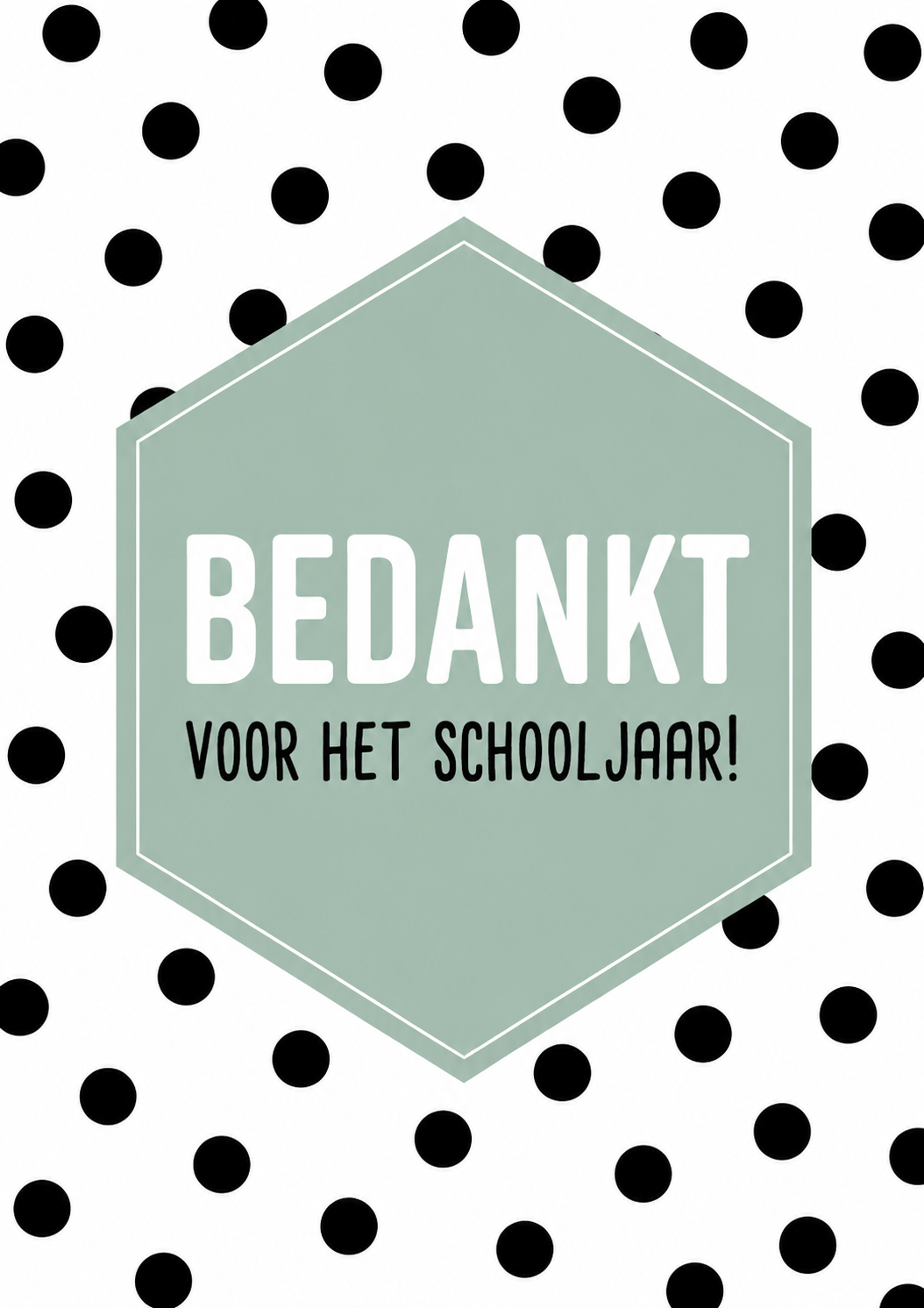 Bedankt voor het schooljaar (1)