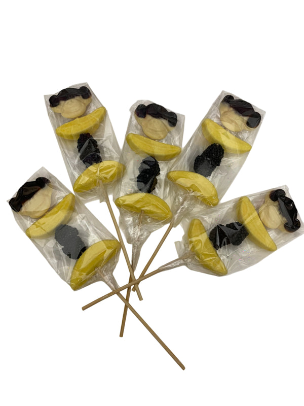 Apekop traktatie met kaartje