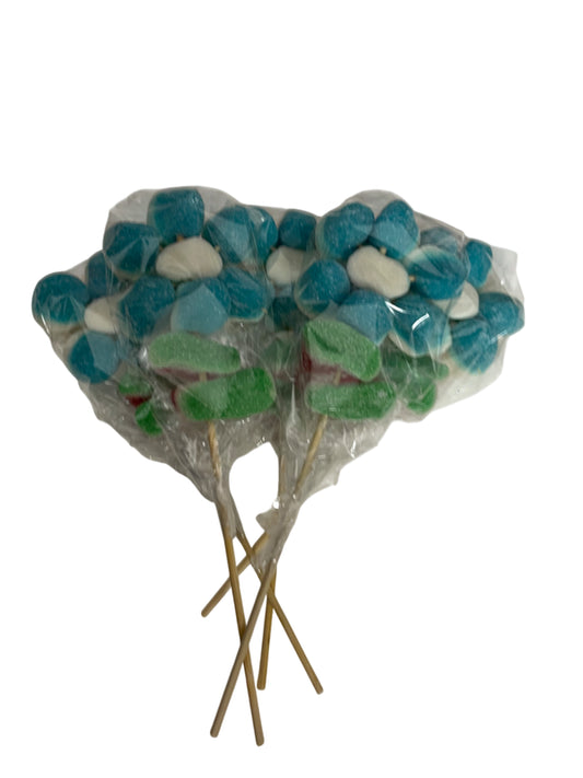 Bluekisses flower met kaartje