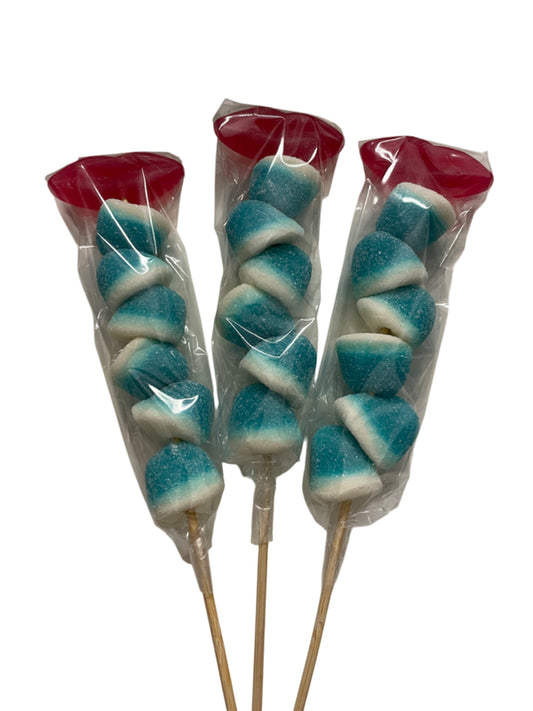 Kusje voor jou omdat ik jarig ben traktatie met sticker