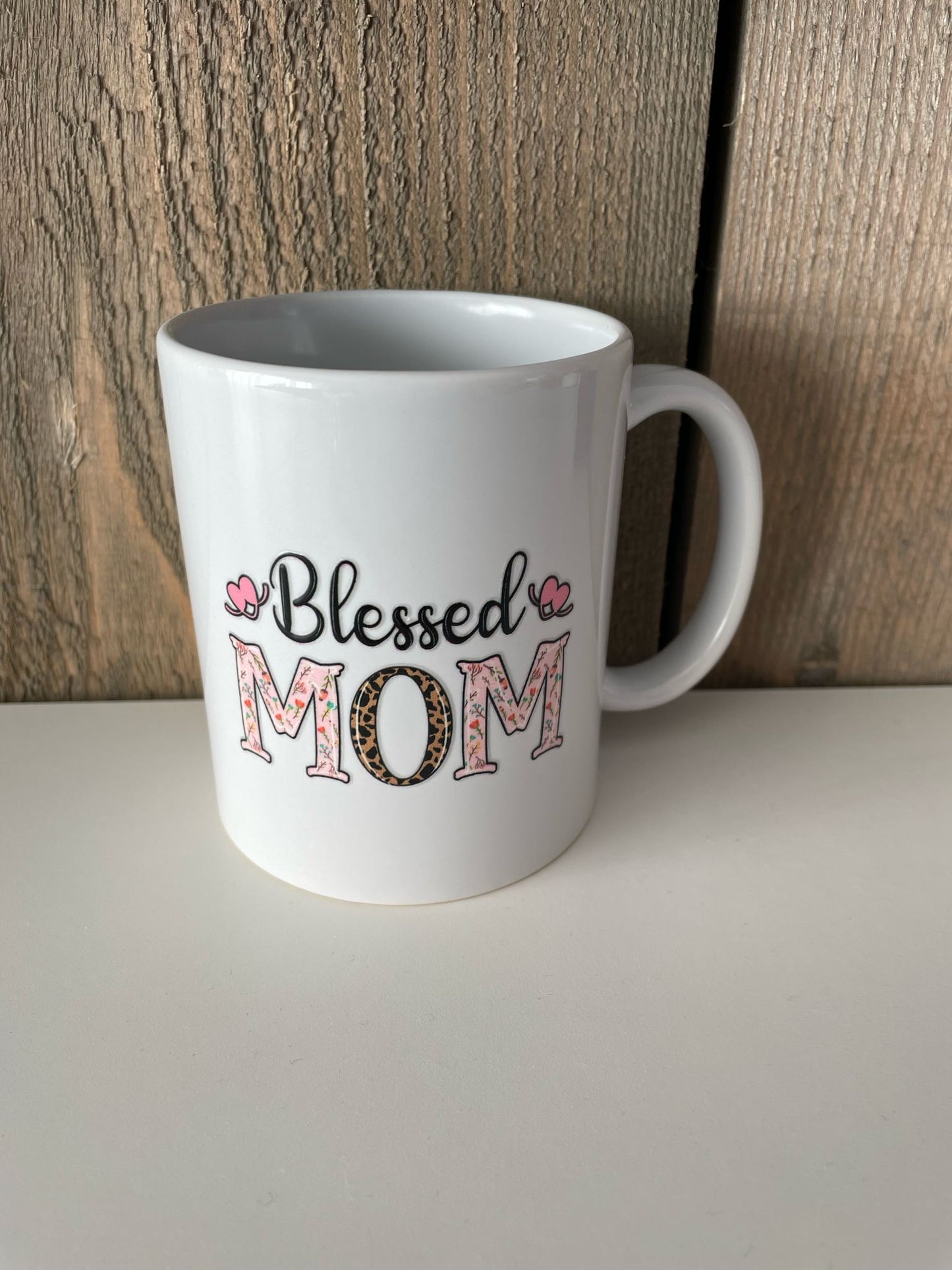 Moederdag mok "Blessed Mom"