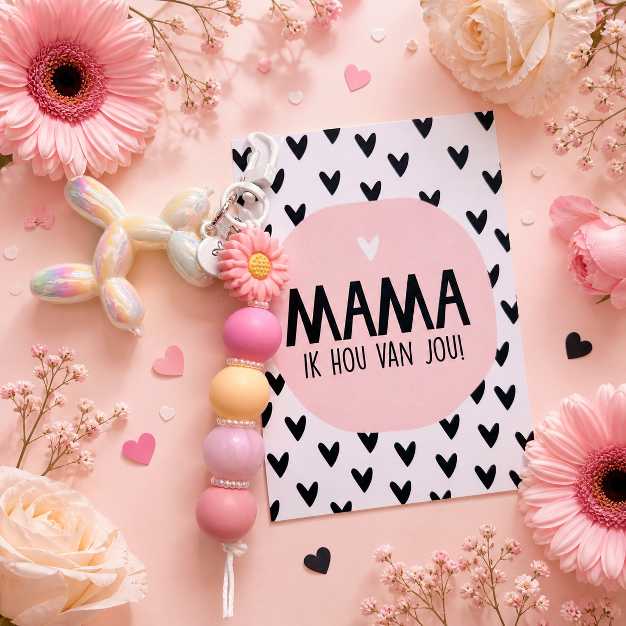 Moederdagkadokaart "mama ik hou van je"
