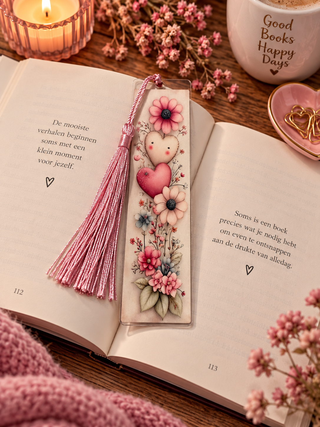 Boeken legger - Liefde in bloei