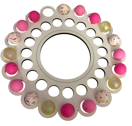 Telefoonketting (pols) Pinkyellow met bedeltje