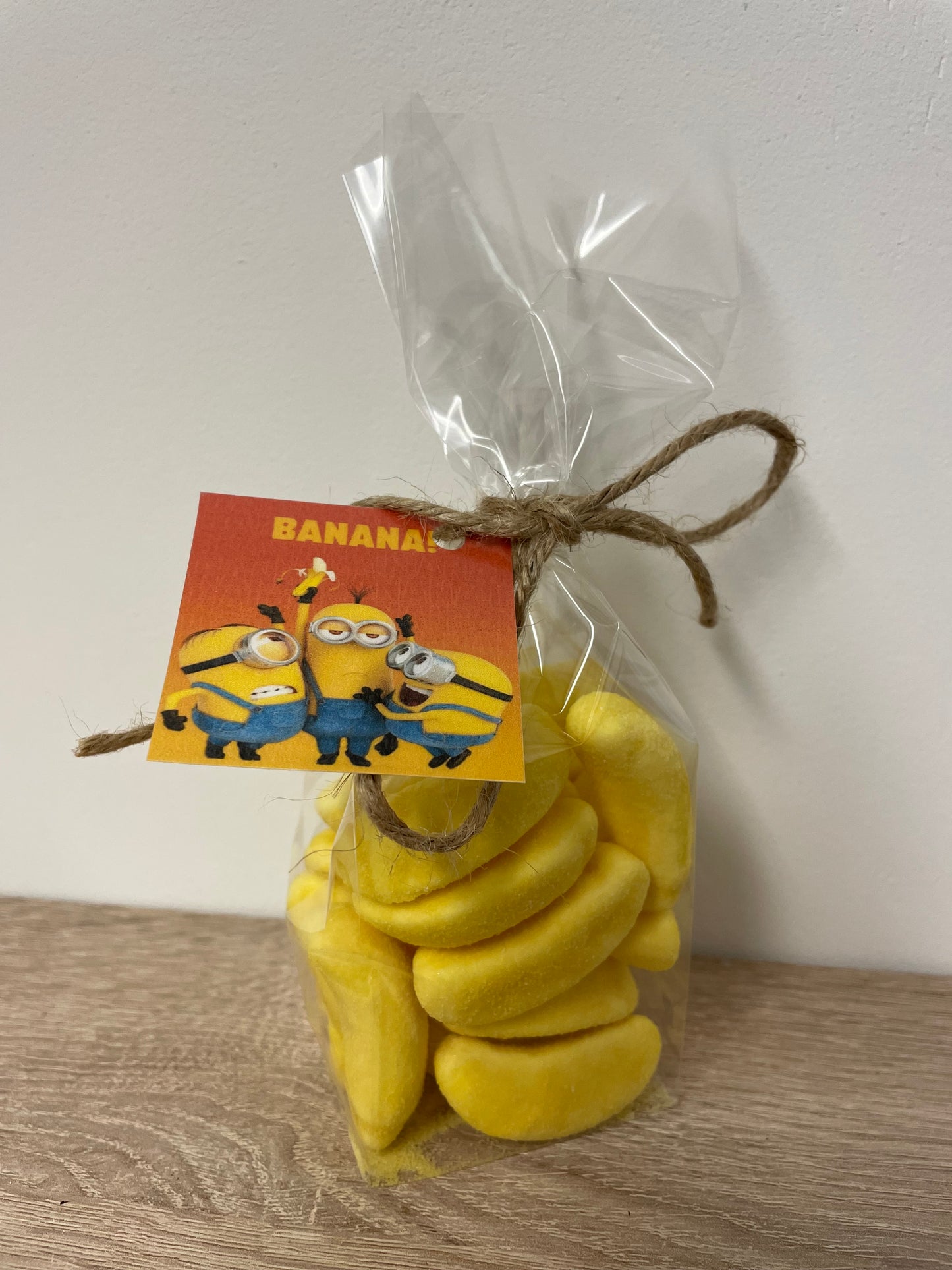 Cellofaanzakje "banana (oranje)"