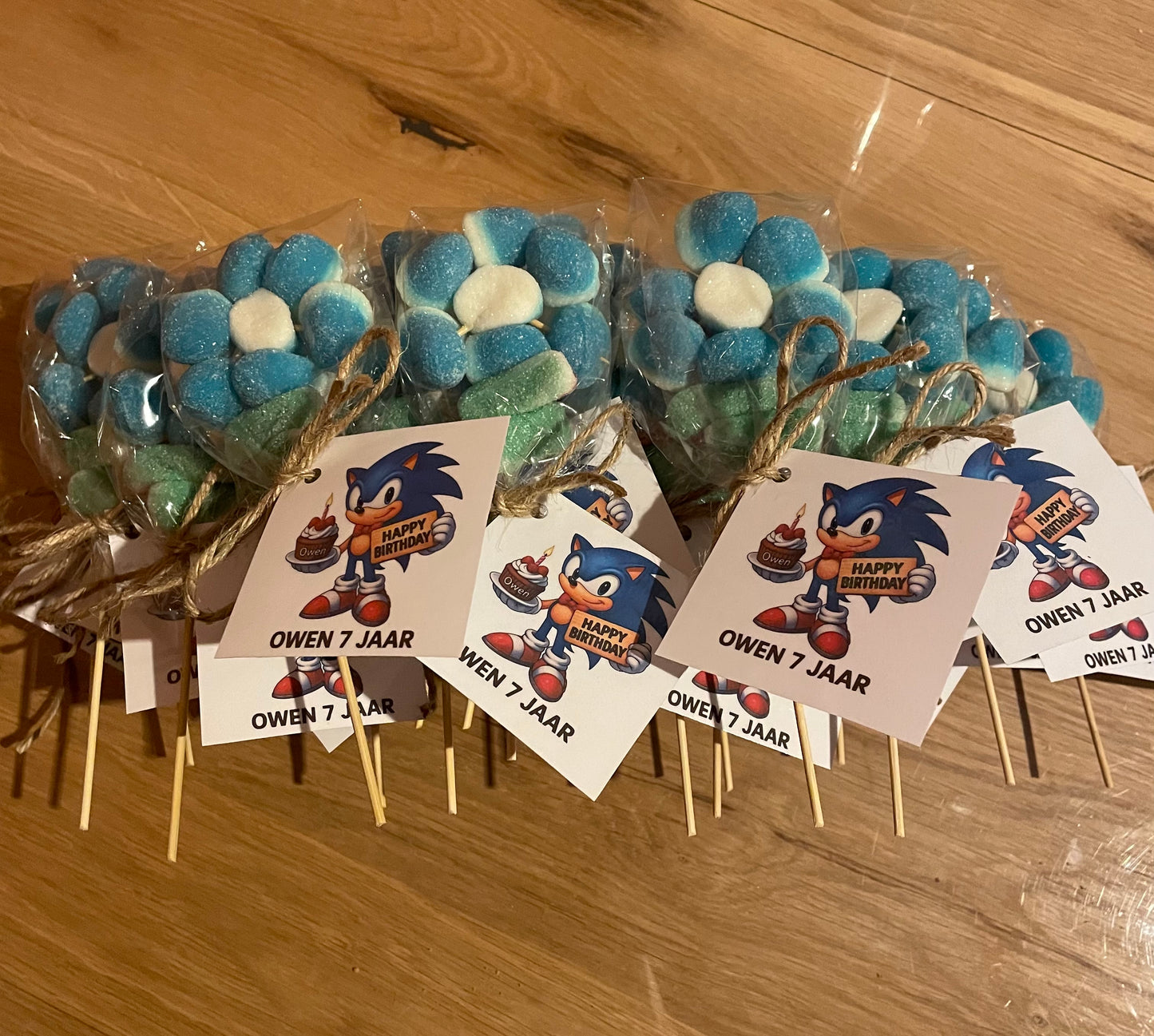 Bluekisses flower met kaartje