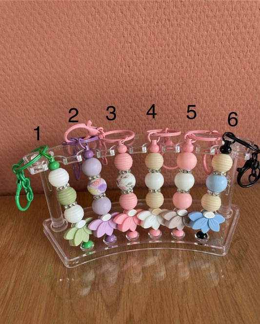 Custom sleutelhangers "bloem"