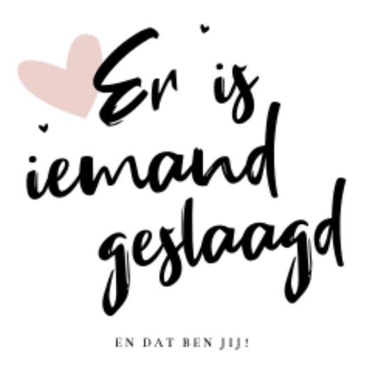 Yeahhh geslaagd pot snoep
