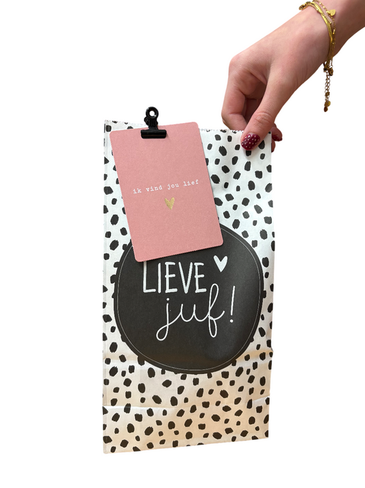 Gift bag Lieve Juf