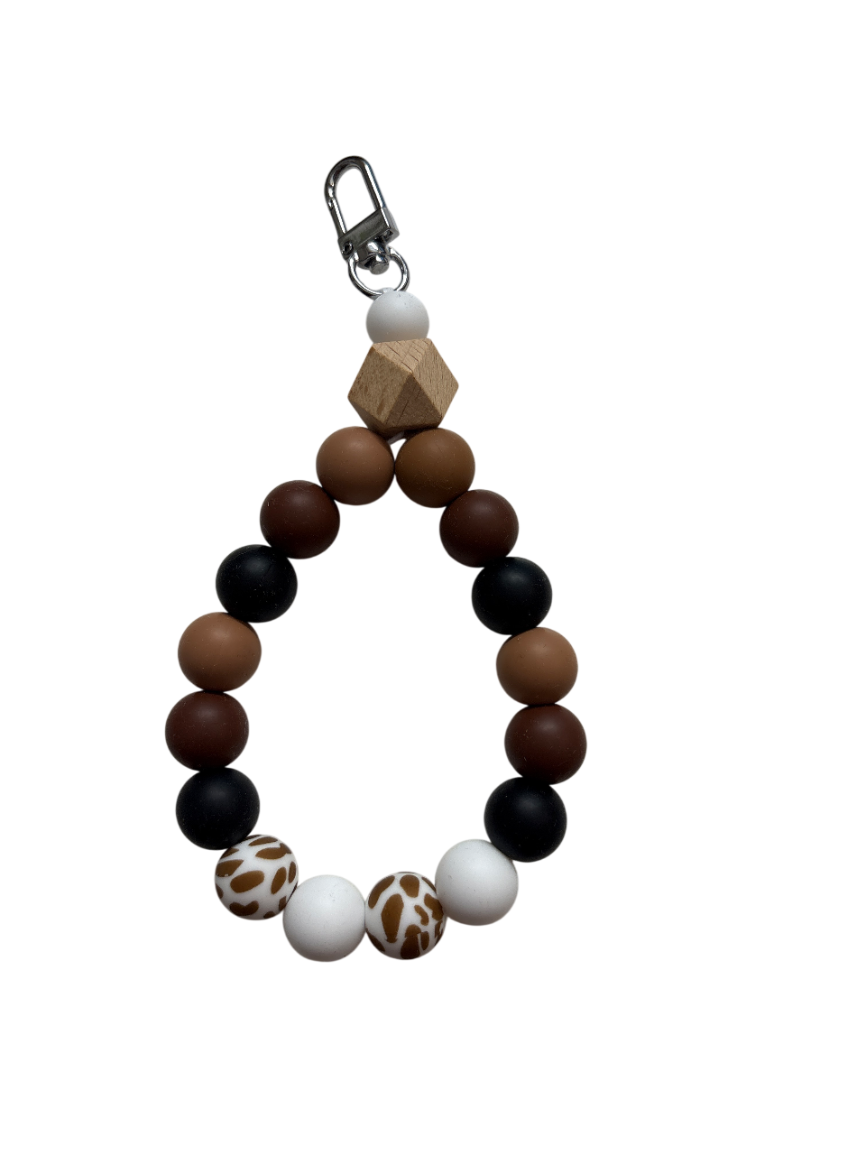 Sleutelhanger bruin tinten