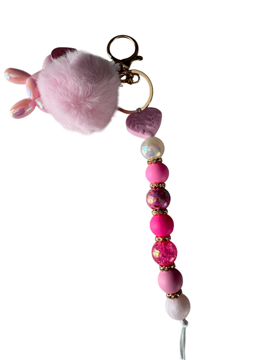 Sleutelhanger deluxe roze