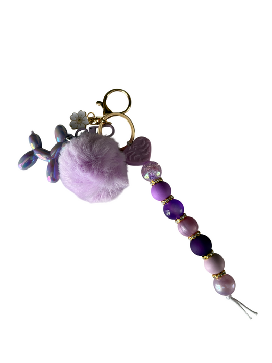 Sleutelhanger deluxe paars