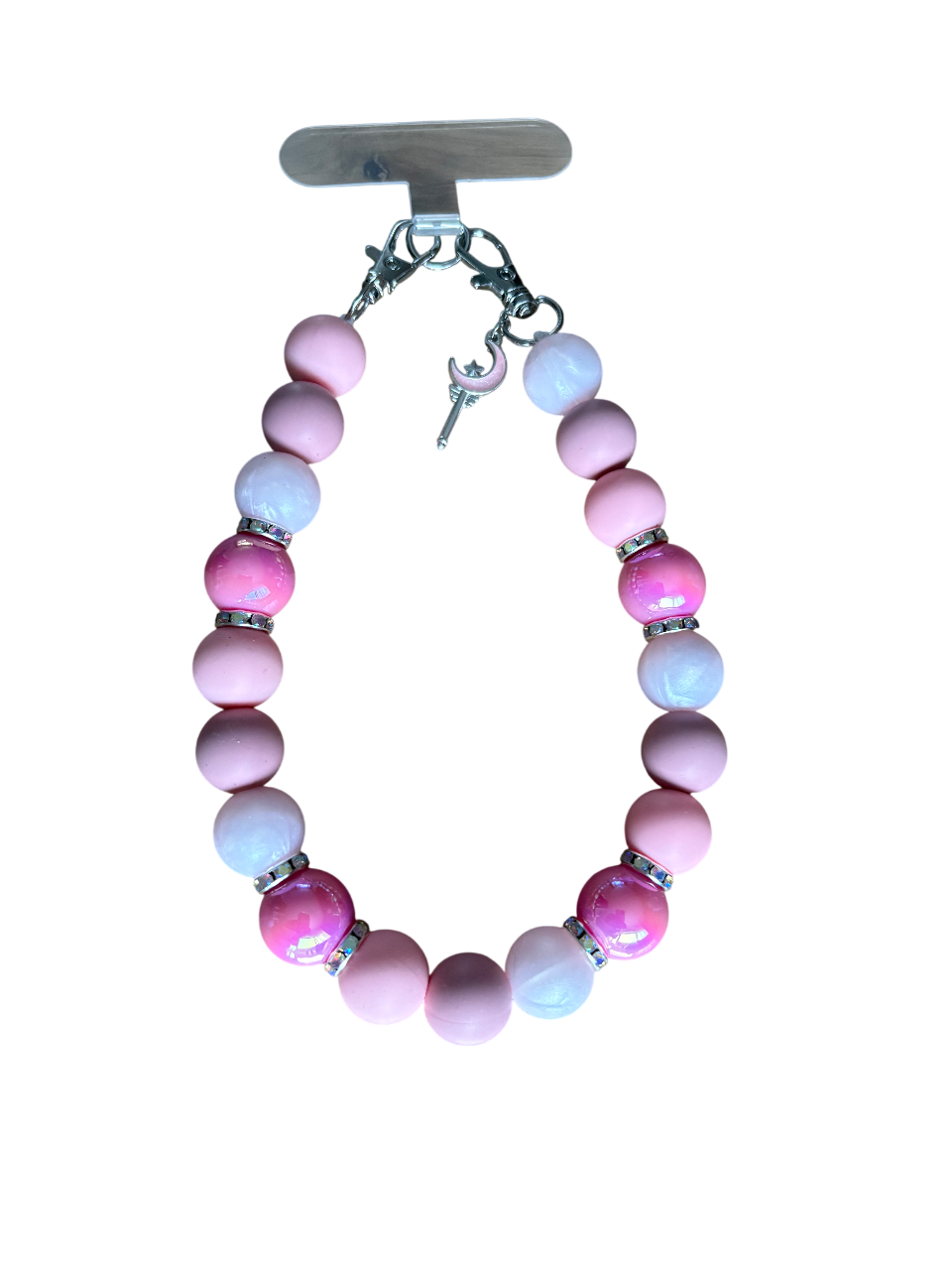 Telefoonketting (pols) Lola met maanbedeltje