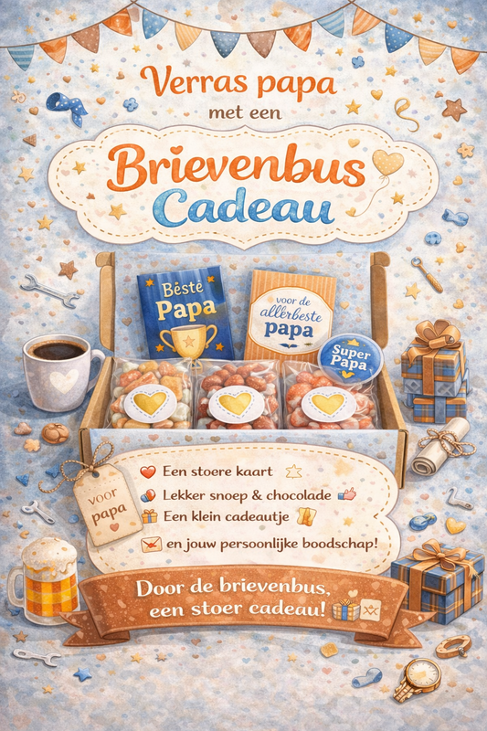 Brievenbus cadeau VADERDAG (zelf samenstellen)