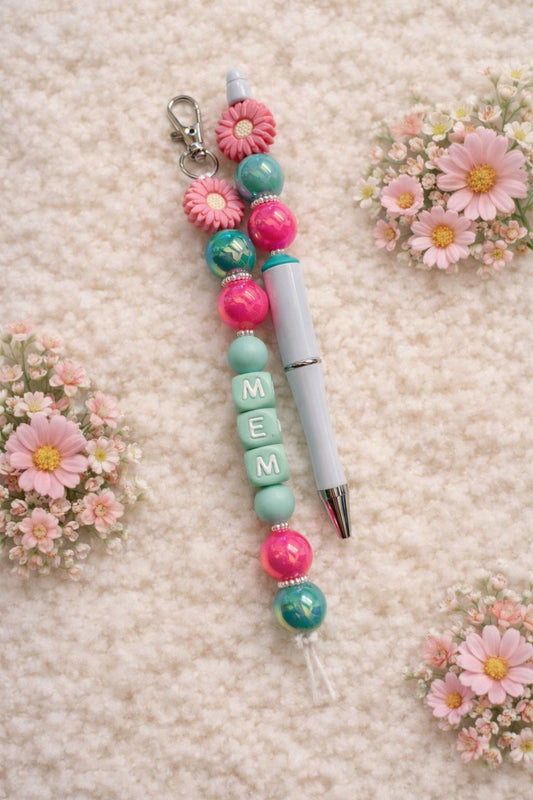 Setje moederdag "Mem" (groen/roze)