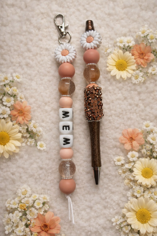 Setje moederdag "Mem" (bruin)