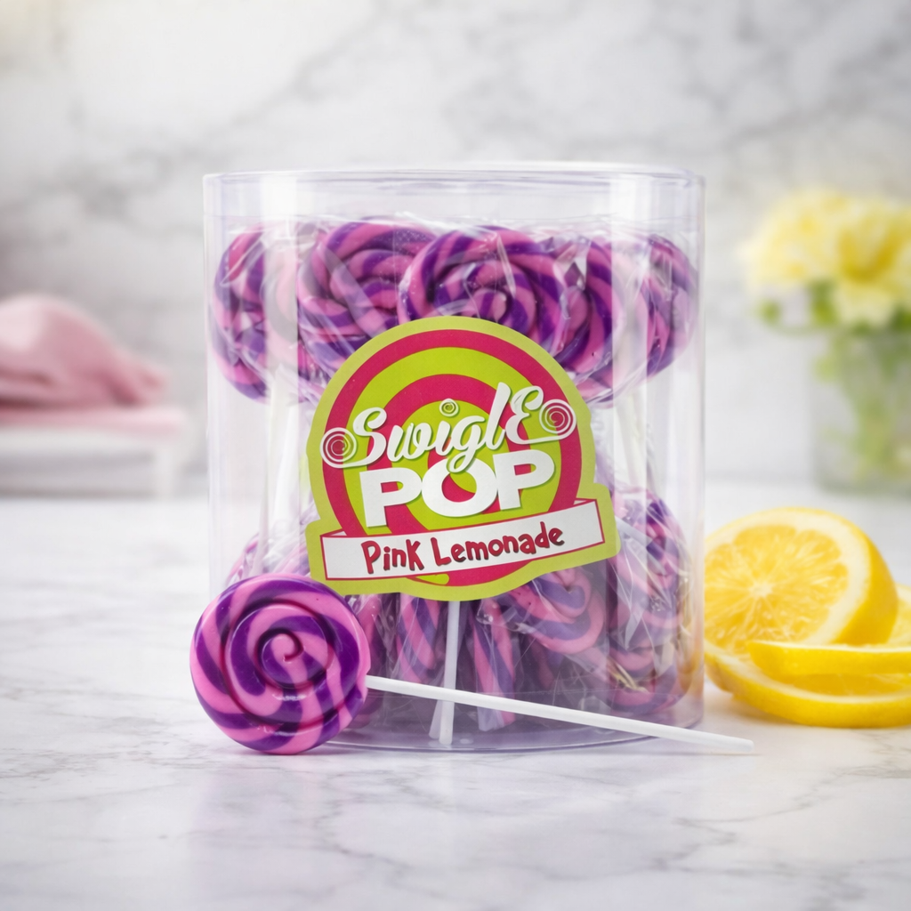 Swigle pop mini  4,5cm pink lemonade