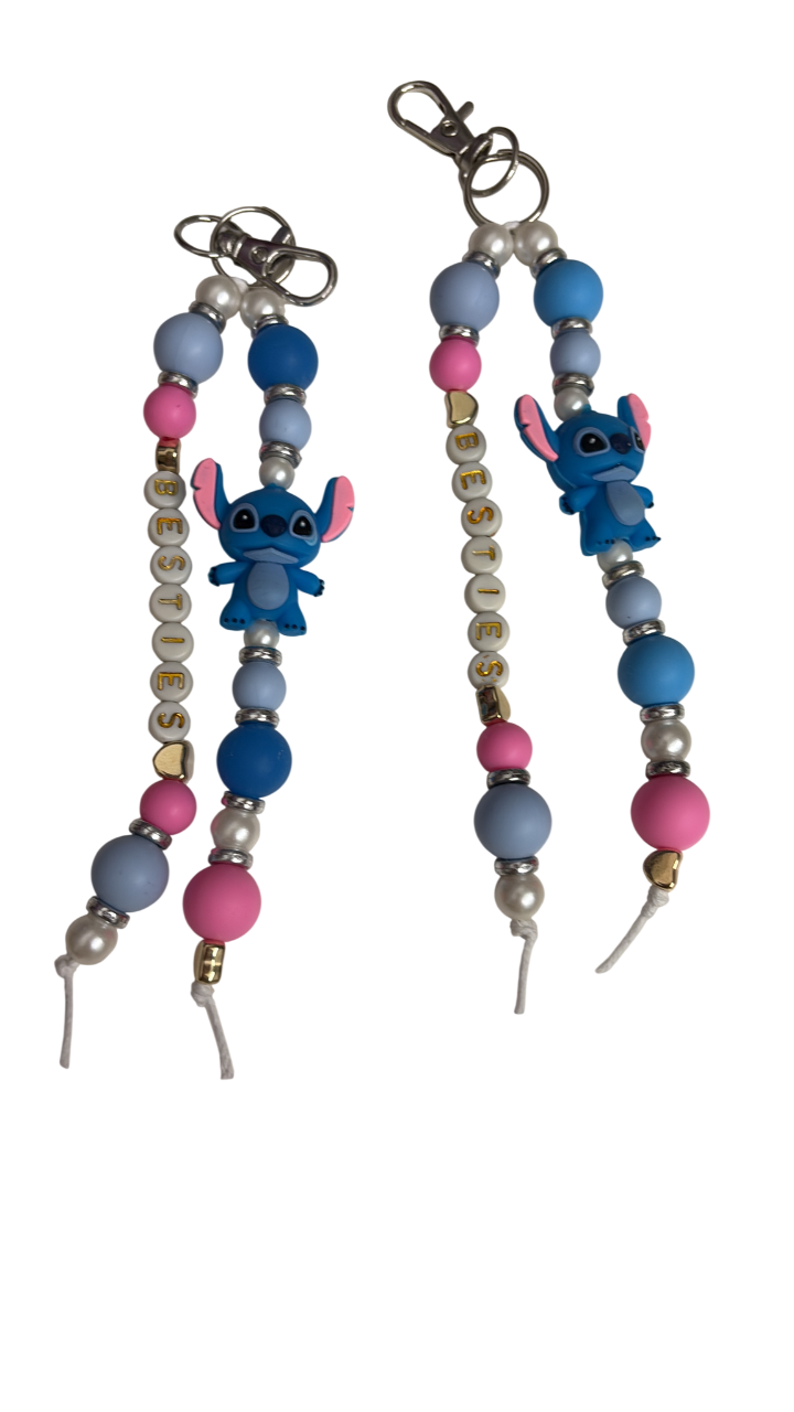 Besties sleutelhanger "stitch" (setje)