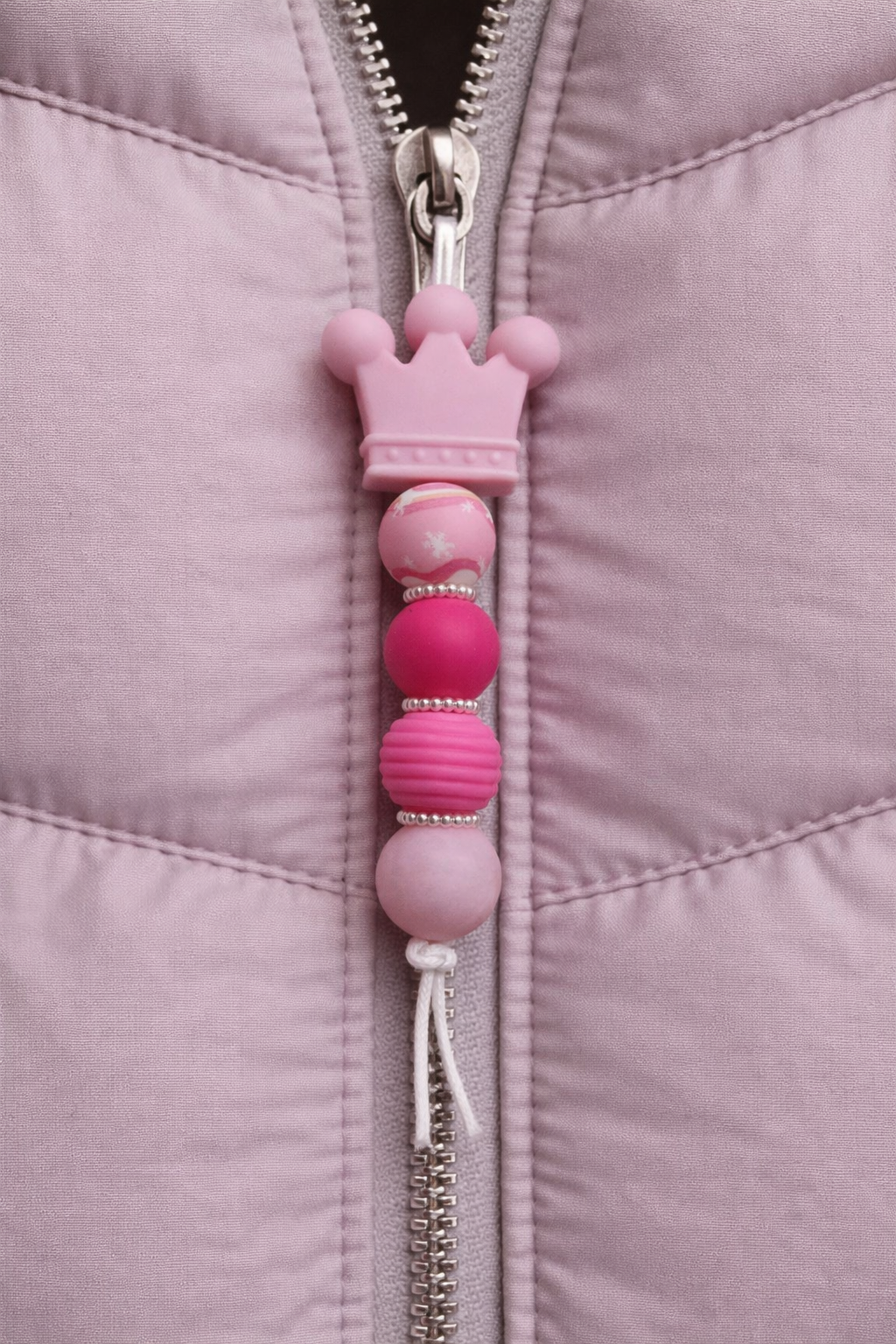 Jaszipper kroon "lichtroze"