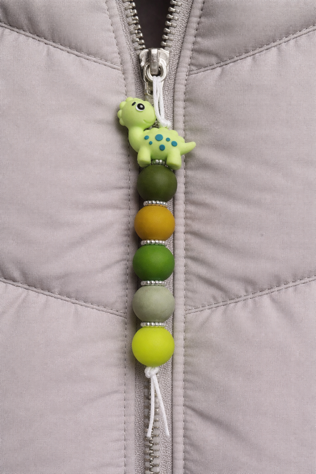 Jaszipper dino "groen"
