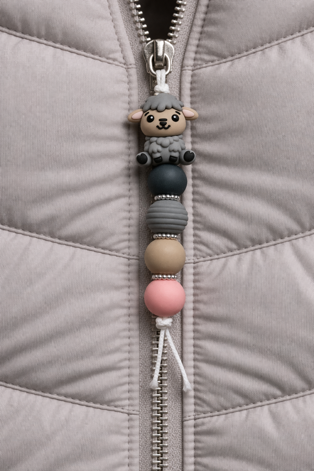 Jaszipper schaapje "grijs"