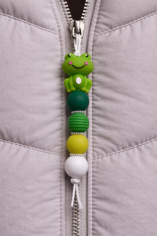 Jaszipper kikker "groen"