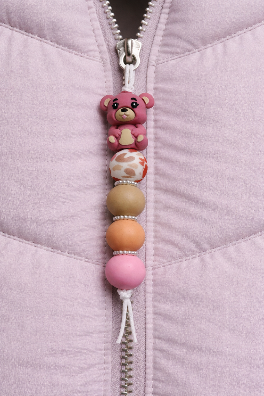Jaszipper beertje "oudroze"