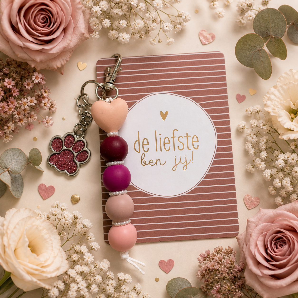 Moederdagkadokaart "de liefste ben jij"