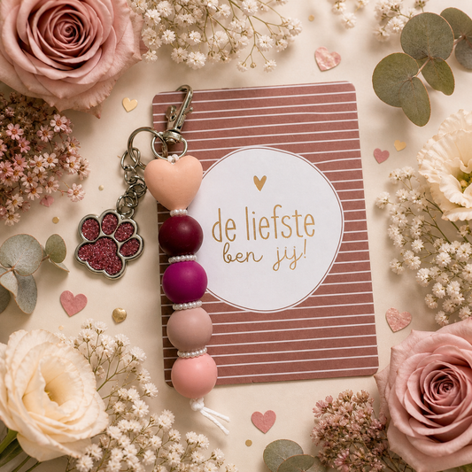 Moederdagkadokaart "de liefste ben jij"