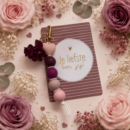 Juffen kadokaart  "de liefste ben jij"