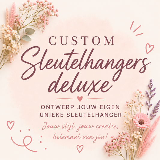 Custom sleutelhanger/tassenhanger deluxe