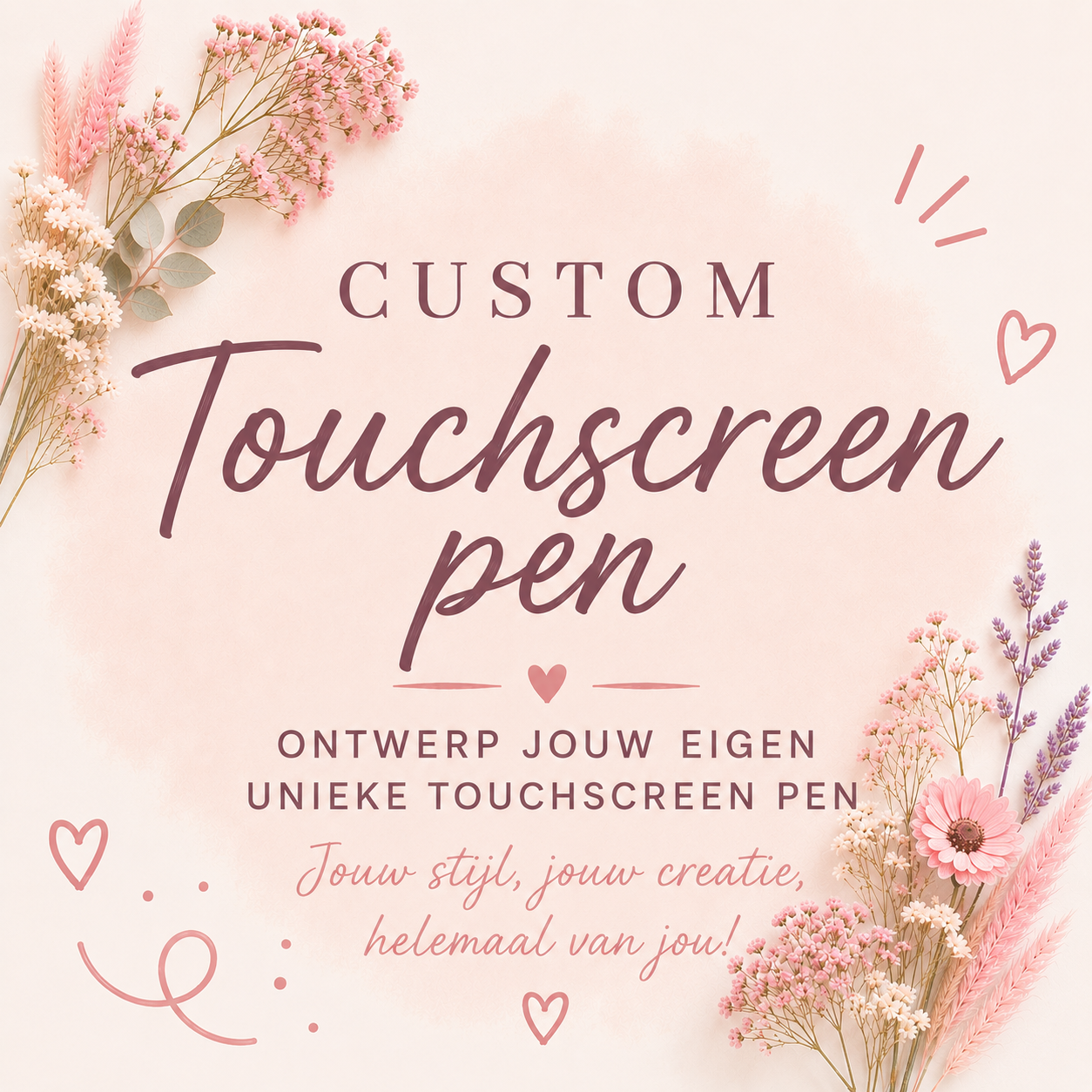 Custom touchscreen pen