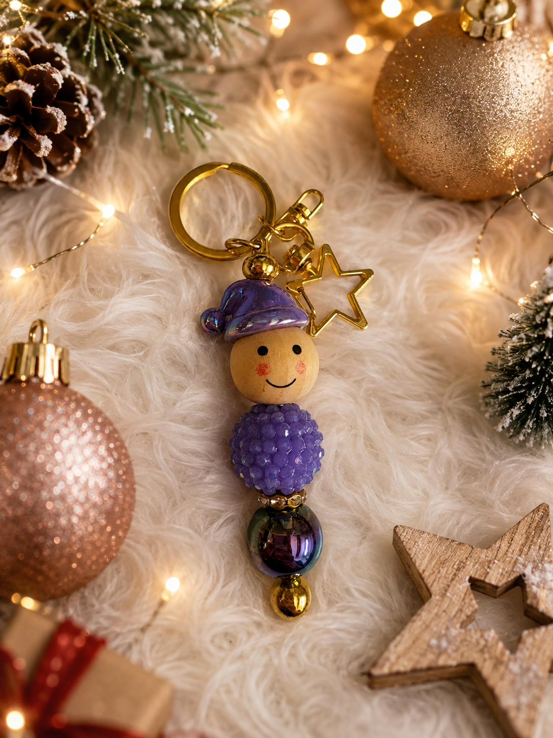 Kerst geluk poppetjes