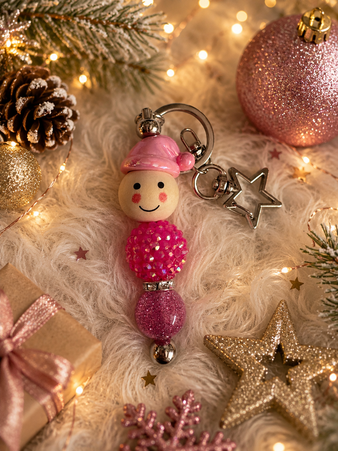 Kerst geluk poppetjes
