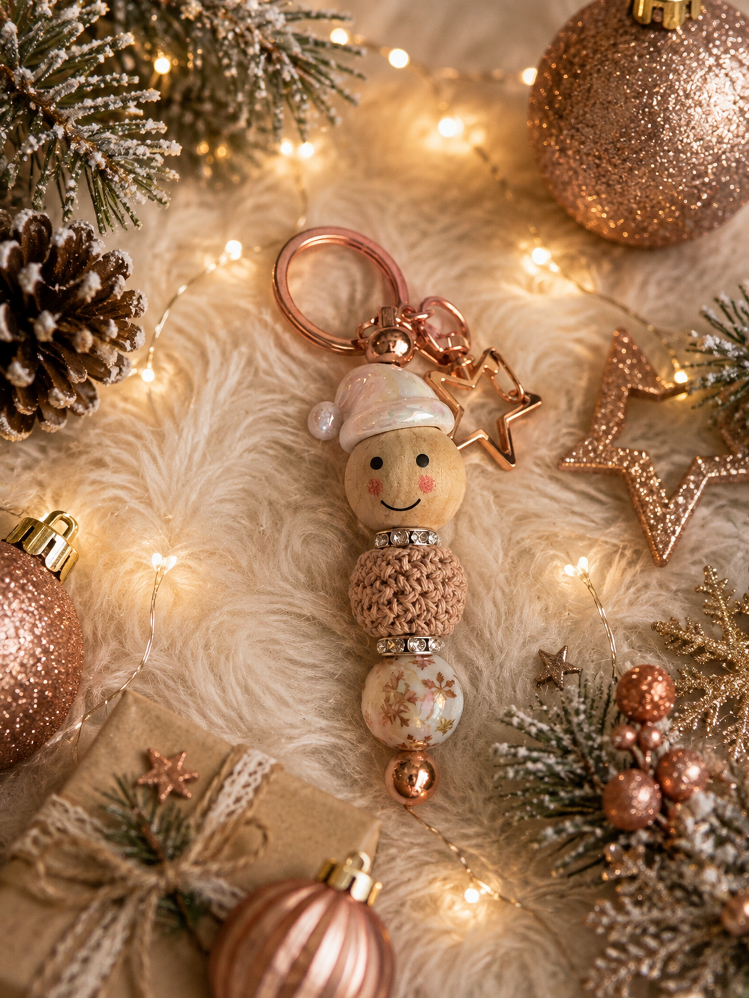 Kerst geluk poppetjes