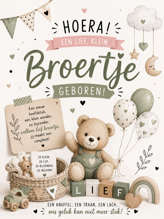 Beertje groen broertje